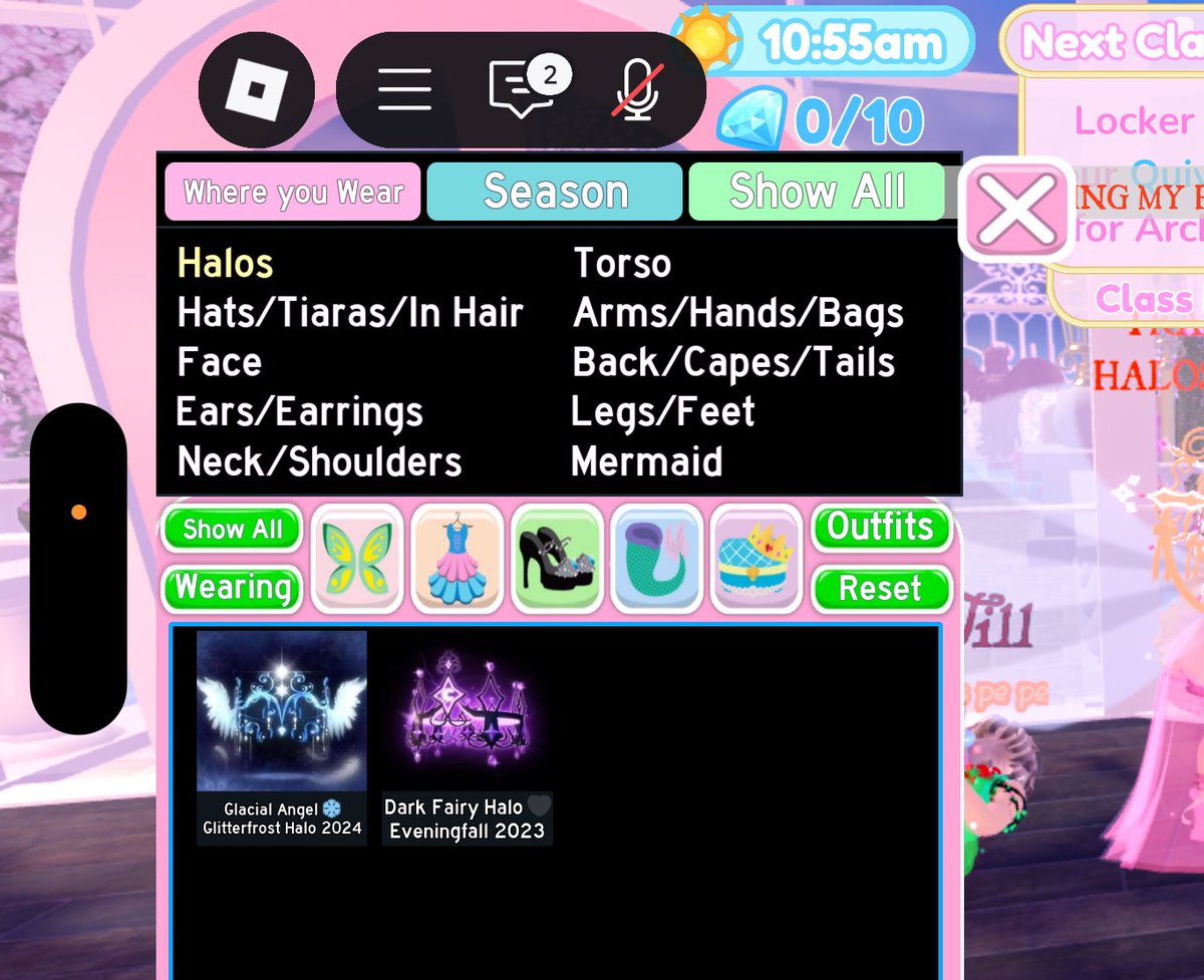 LoloHAHAH1's tweet photo. Trading my halos for paypal F2F
Dark fairy halo - 60$
glacial angel halo - 40$

Xtras:
1 usd=110k rhd
#royalehightrades #royalehightrading #royalehigh #royalehighselling #adoptmetrades #adoptmetrading #royalehighcrosstrades #adoptmecrosstrades https://t.co/4TPPeLw5N2