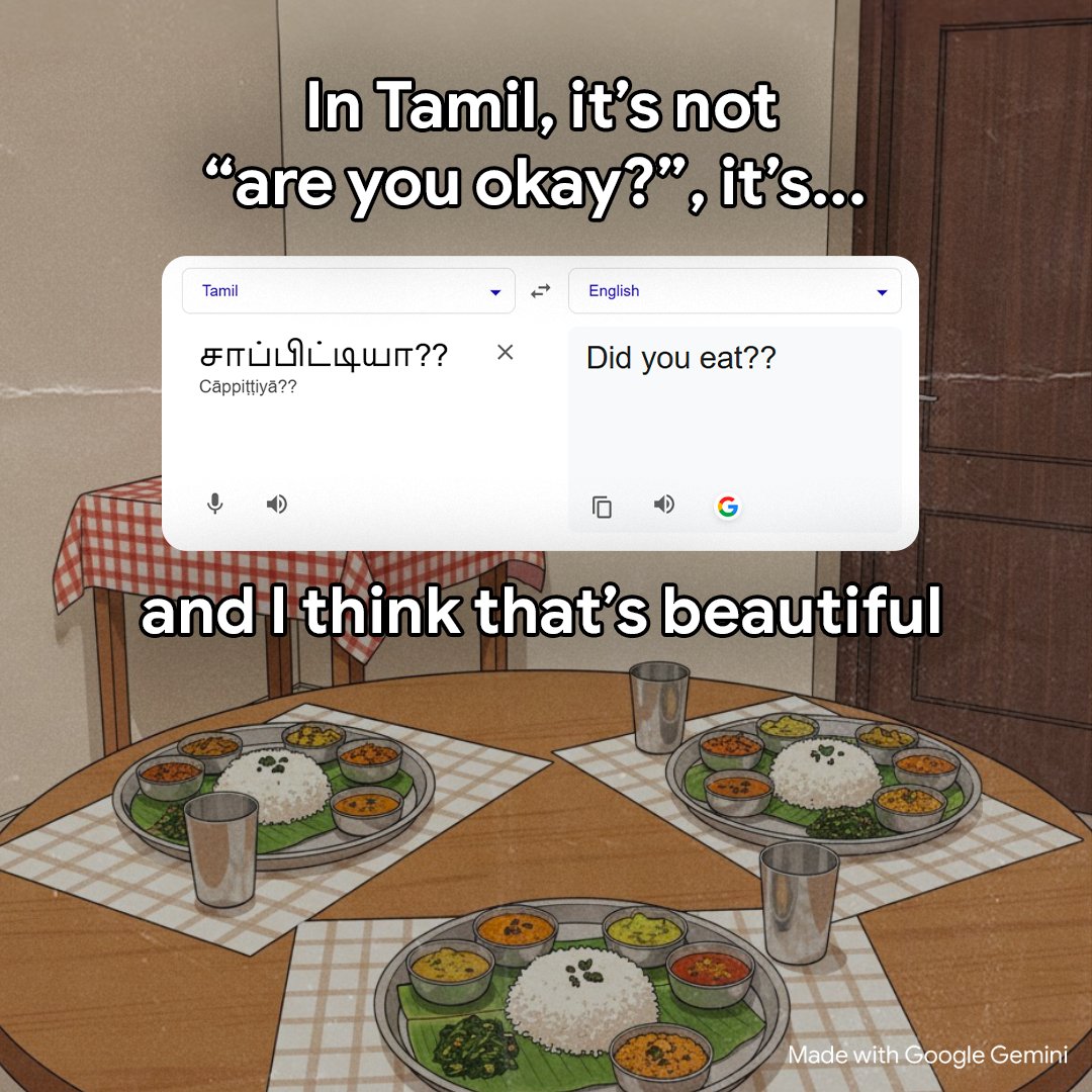 GoogleIndia's tweet image. Celebrating the calm, melodic beauty of தமிழ் today, a language that always feels like home 🌸
Happy #TamilLanguageDay, nanbargale! 💛