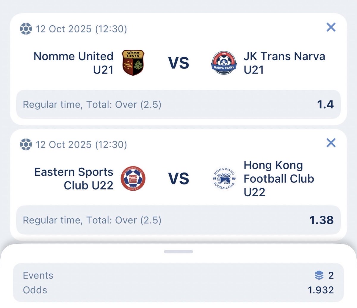 TheLogicBets's tweet image. Free bet 

Estonia 🇪🇪
China 🇨🇳

Total Odds: 1.932 ✅