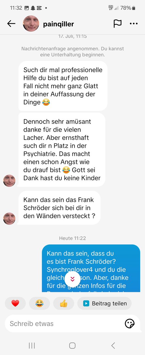 AmyDahlman17831's tweet image. Das musst #Frank Schröder #Synchronsprecher 27.8.1966 sein
 Er hatte schon Probleme nach zu grübeln auf der Comic Con, also psychisch krank. Ich habe kein Gedächtnisverlust. Frank hatte selbst zu gegeben, dass er ein 2. Gesicht hat. Bei dem höllisch auf passen. Habe Beweise.