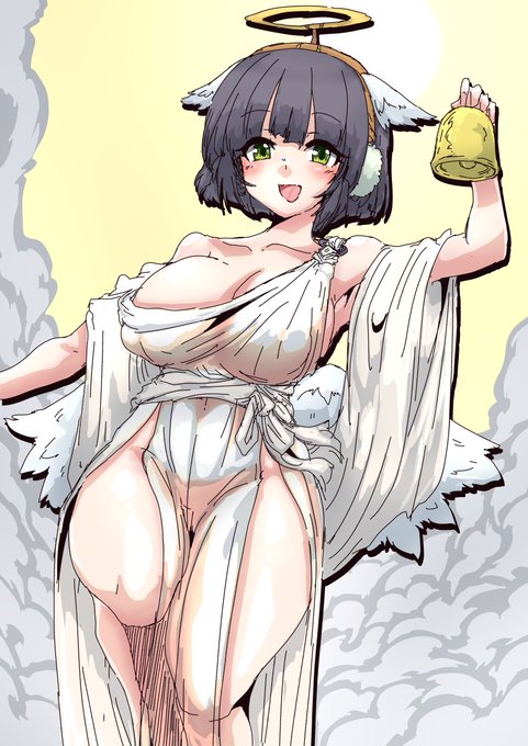 今日の日課は天使衣装セイカさんです 