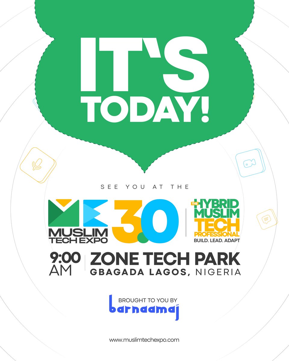 Muslimtechexpo's tweet image. MTE 3.0 is upon us, and we couldn’t be happier! 🥳
A day of learning, connection, and inspiration starts now. 🔥
It's time to experience the power of the hybrid muslim tech professional.