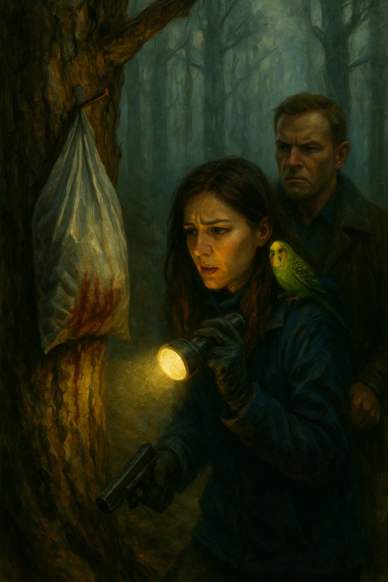 #KommissarKiffy        
"Der Axtmörder vom Stazerwald"         
Ein neues spannendes und gruseliges Halloween-Abenteuer von Wellensittich Kiffy und seinem Frauchen Julia Schneider.        
#DerAxtmörderVomStazerwald

Kapitel 10: Unter Beobachtung

„Da ist noch eine Kamera!“,