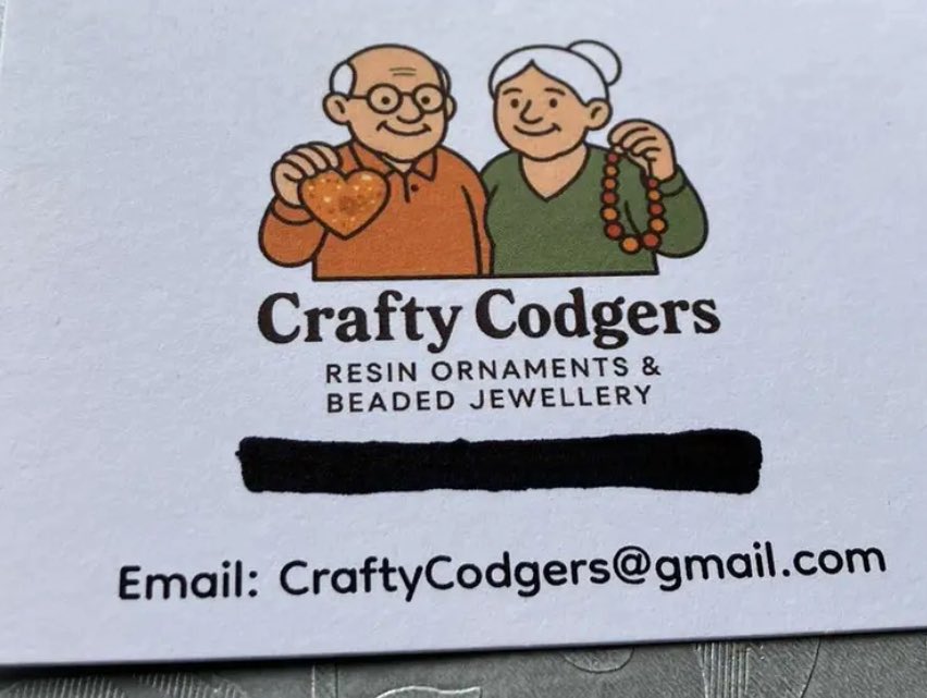 Clever Seeder Wood Nan and Seeder Wood Grumps have set up ‘Crafty Codgers’ to sell their produce! Beautiful resin ornaments, earrings and seasonal offerings ⭐️🎄🎃 Find them on FB facebook.com/profile.php?id… #handmade #madeinwales