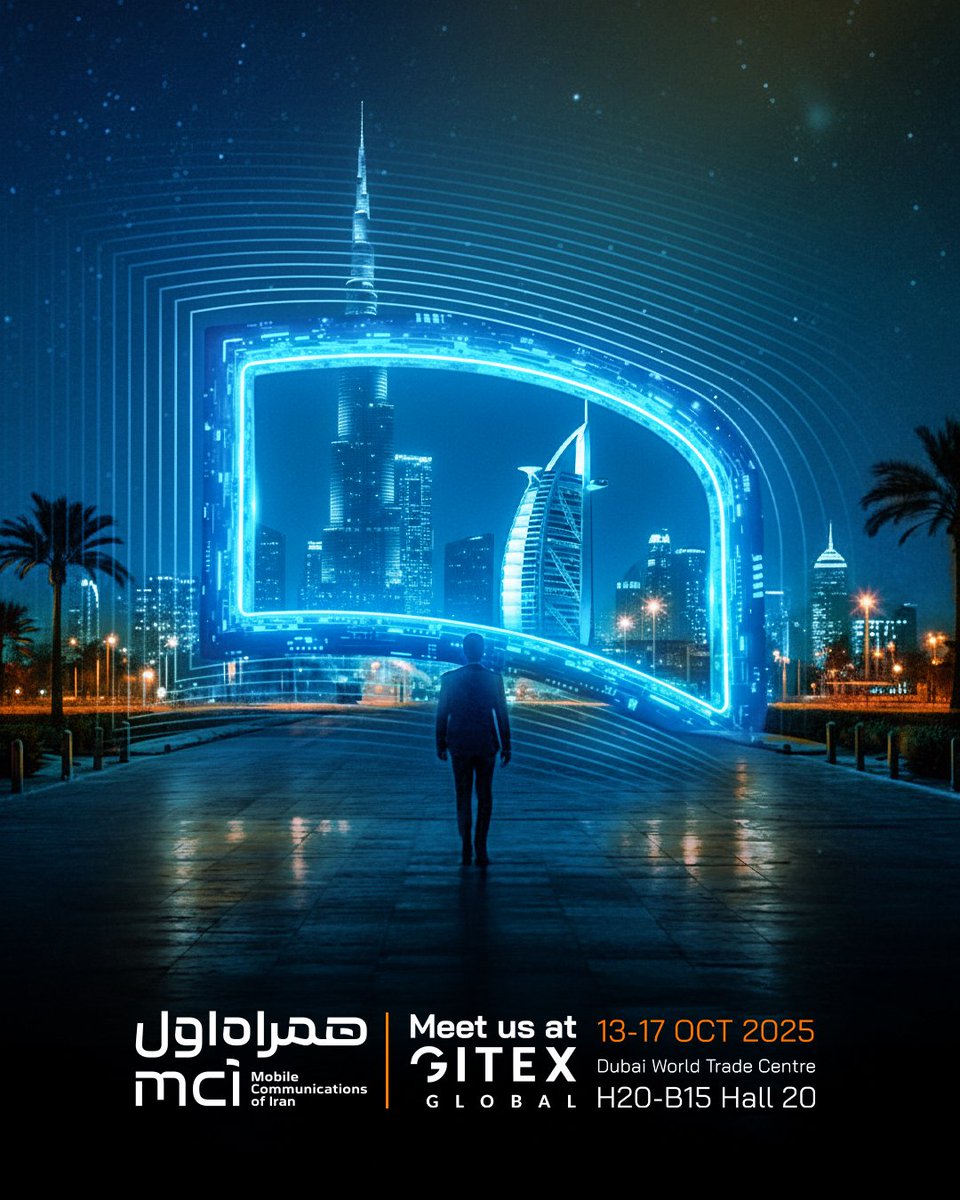 پیش به سوی بزرگترین رویداد فناوری جهان، نمایشگاه GITEX جیتکس دُبی...
#GITEXGLOBAL #Gitex2025