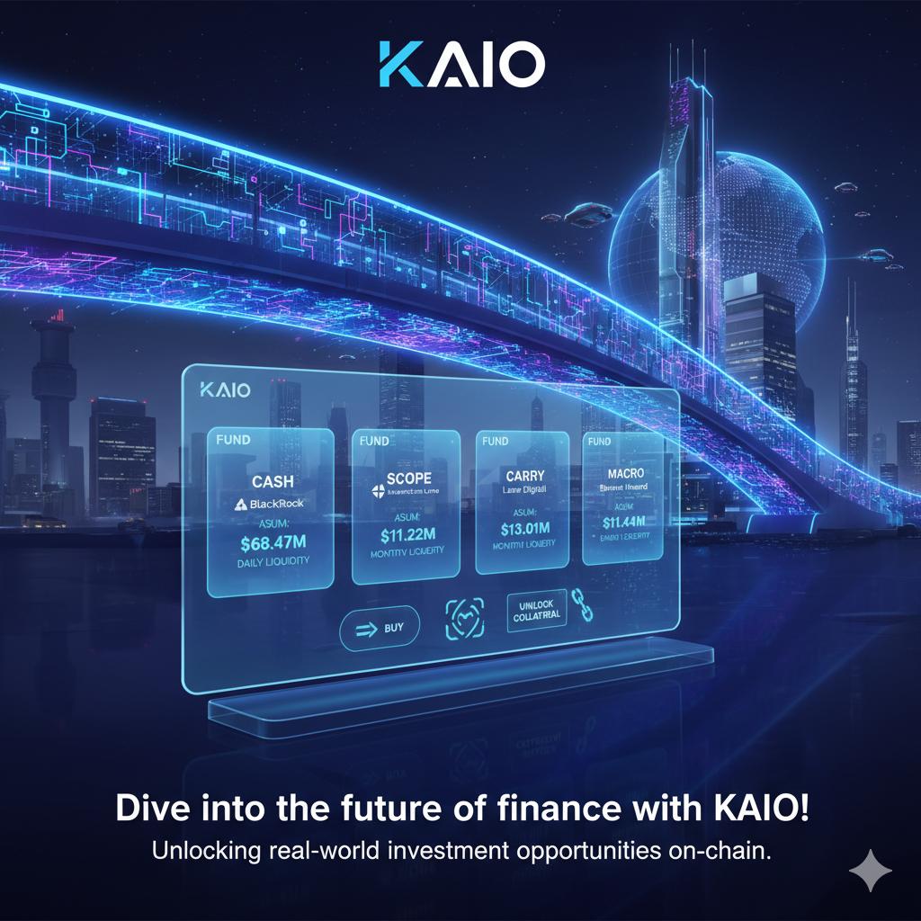 MShajahan9632's tweet image. Dive into the future of finance with @KAIO_xyz

KAIO not just tokenizing assets, they&apos;re unlocking real world investment opportunities on chain.

 Explore top tier funds:

CASH by BlackRock: $68.47M AUM, daily liquidity

SCOPE by Hamilton Lane: $11.22M AUM, monthly liquidity…