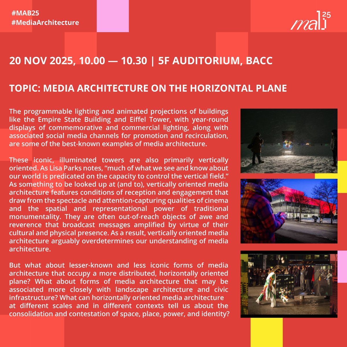 Media Architecture Biennale tweet media