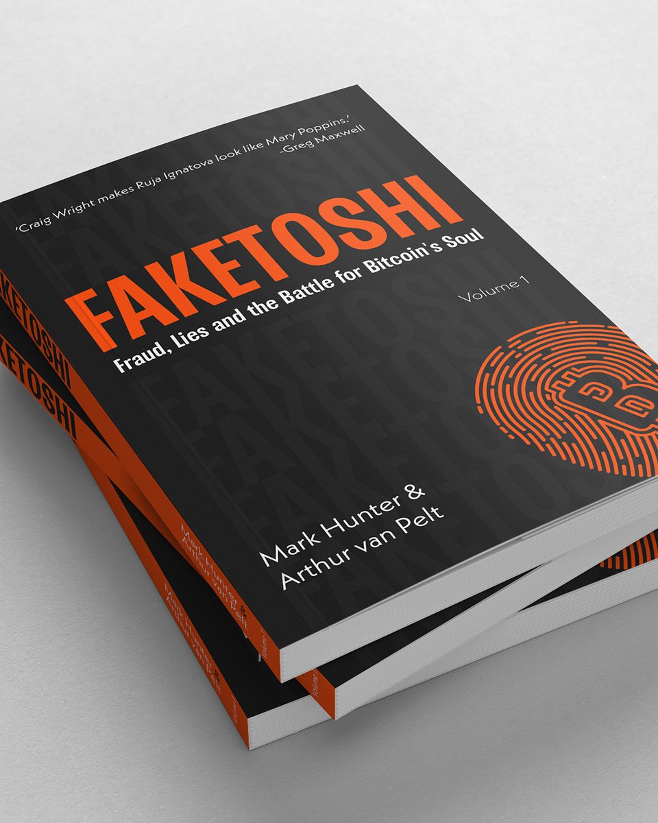 We're getting some great feedback for #faketoshi vol 1!

As we hoped, most people never realised the depth of the scams Wright tried to pull in his earlier years, including a $60 million software 'deal' with a porn baron. 

What's the most surprising thing you've learnt so far?👂