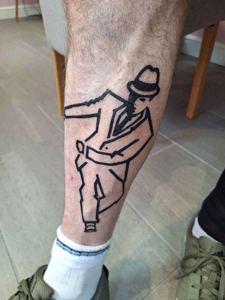 Rob23go's tweet image. In 1980 I went on a Monks Road School trip to the Lincolnshire Show. 
Madness was my No1 band, so I saw &amp;amp; bought this keyring.
Only just found it again,  and thought it would make a great tattoo. 
Thanks to Body Arts Lincoln for inking such an iconic piece of musical artwork. 👍