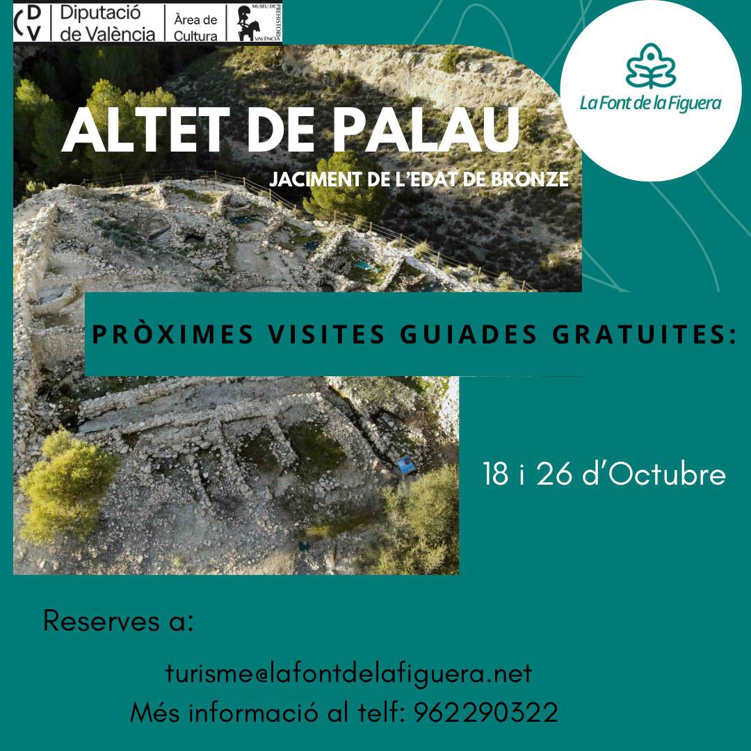 🪓 🛖 No deixeu passar l'oportunitat de visitar L’#AltetDePalau de la #FontDeLaFiguera, un dels nostres jaciments més fascinants de l'#EdatDelBronze 😉 👇🏻