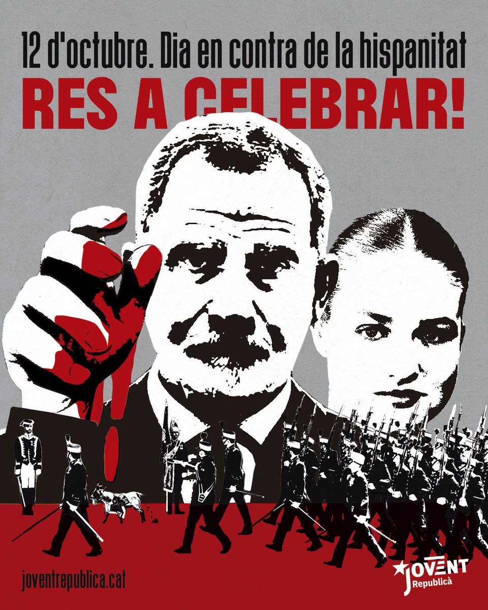 🔴 Ni espanyolisme ni genocidi: avui, 12 d’octubre, no tenim res a celebrar!

Per uns Països Catalans lliures i antifeixistes ✊💥