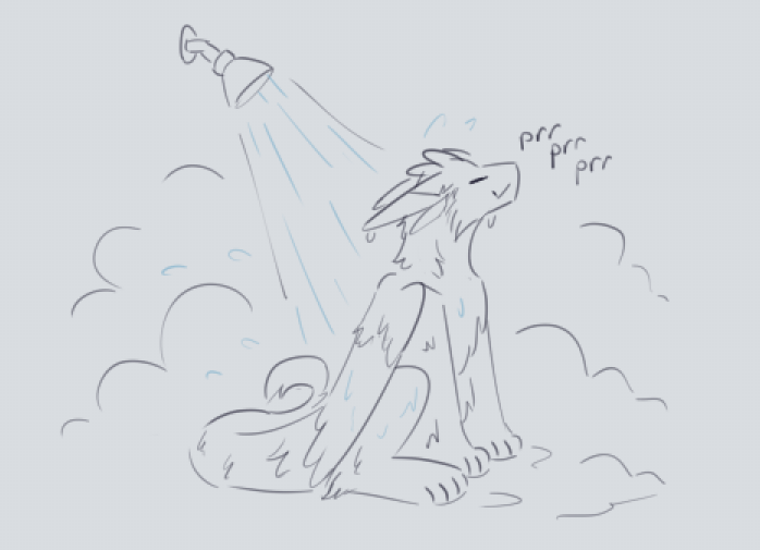 Offering Received: A long shower (#606)

they've been in here for 45 minutes