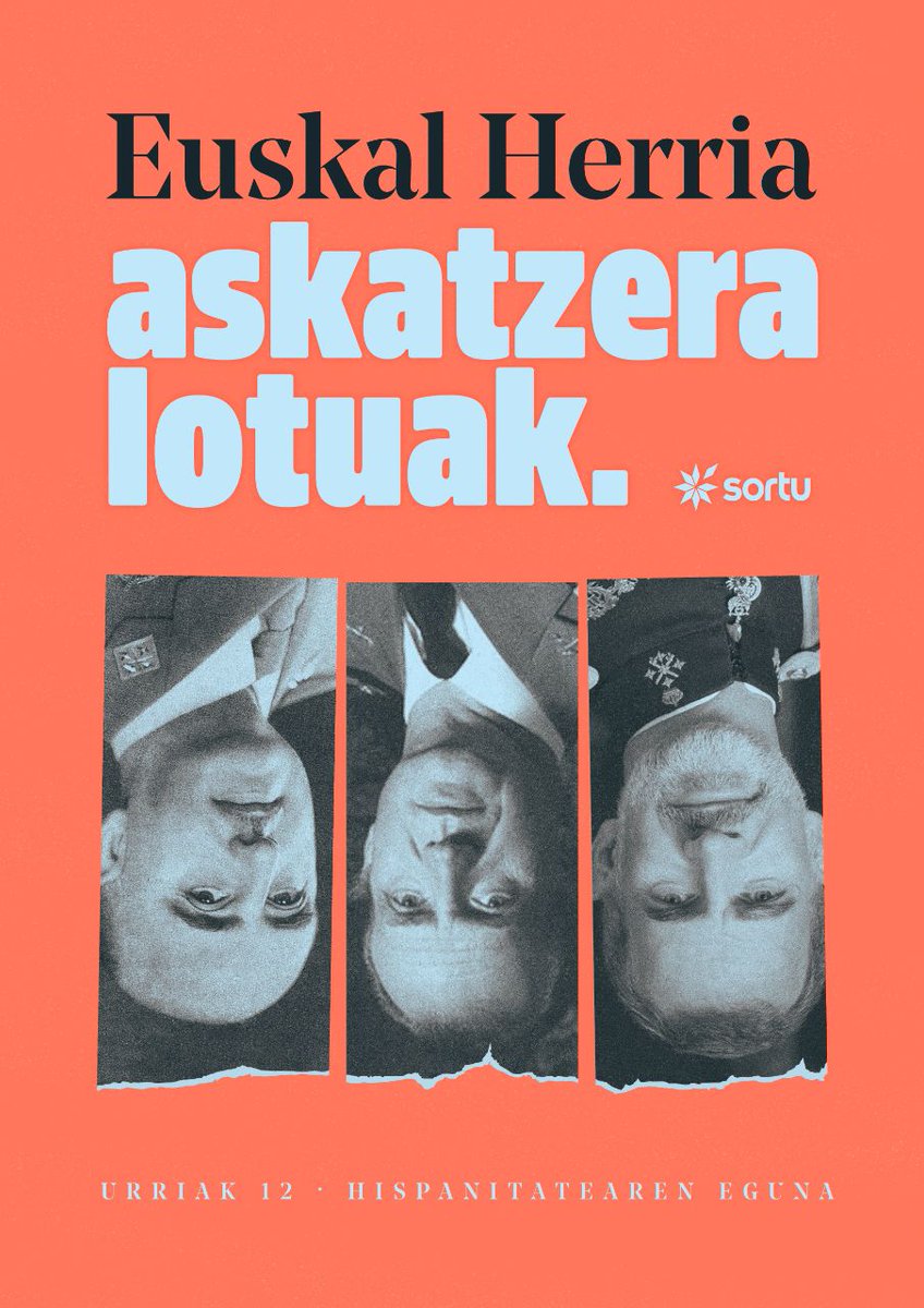 ❌Ez gara espainolak, ez dugu ezer ospatzeko.

Duela 50 urte hil zen Franco, baina frankismoa ez. Dena 'lotuta eta ondo lotuta' utzi zuten, eta horren euskarri nagusia da 78ko erregimena. 

Inposatzen diguten erregimen honen aurrean, guk ospatzeko ezer ez.
#AskatzeraLotuak