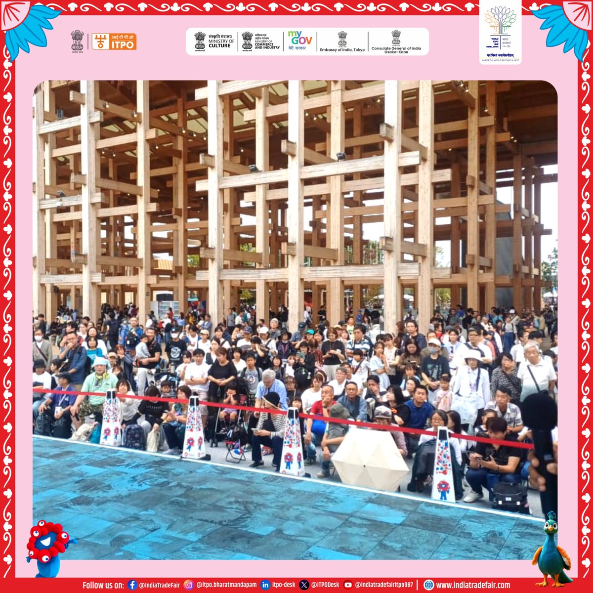 インド館 公式マスコット 「マユール」 インドパビリオン - Search / X