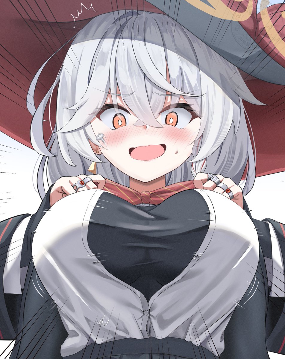 #ブルアカ
ボタンが弾け飛んだ差分