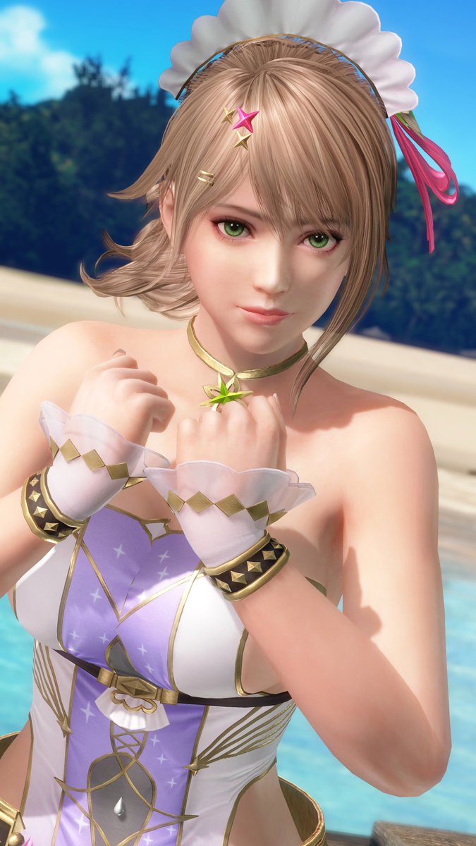 II_KUROMAGU_II's tweet image. レスナ・エイミー・変身！
#DOAXVV #エイミー