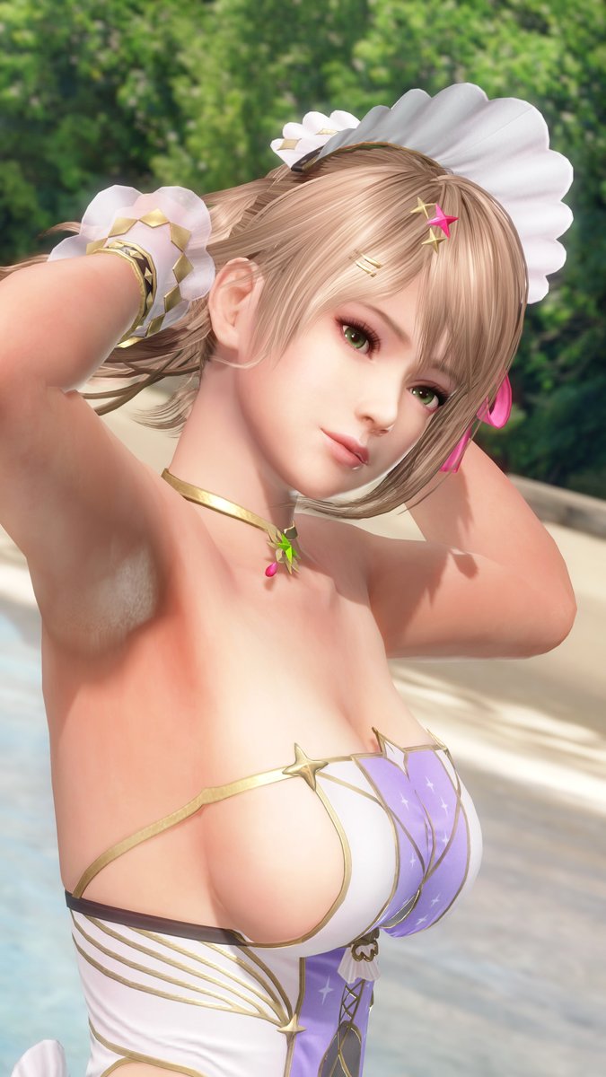 II_KUROMAGU_II's tweet image. レスナ・エイミー・変身！
#DOAXVV #エイミー
