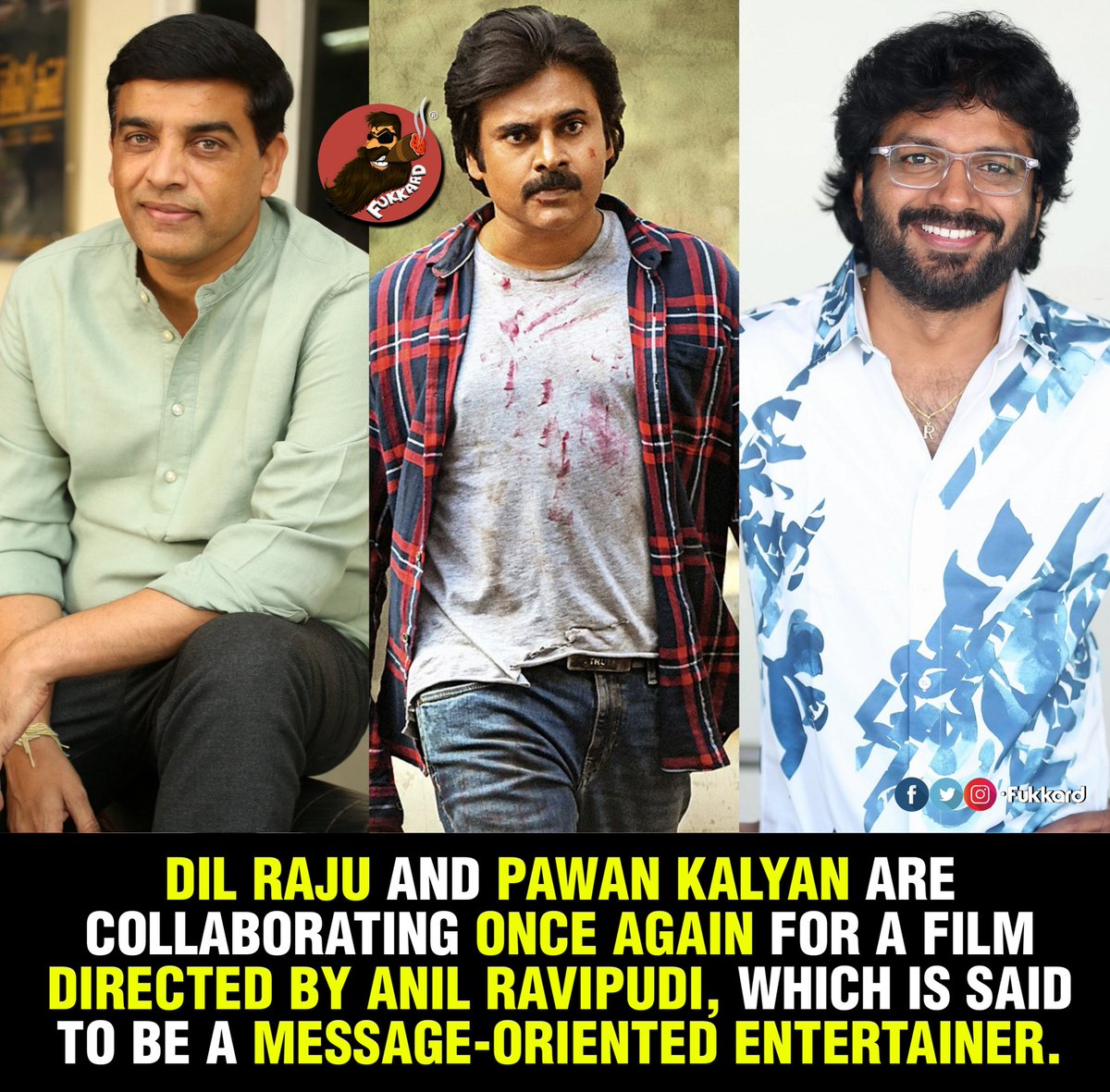 Fukkard's tweet image. #DilRaju - #PawanKalyan - #AnilRavipudi