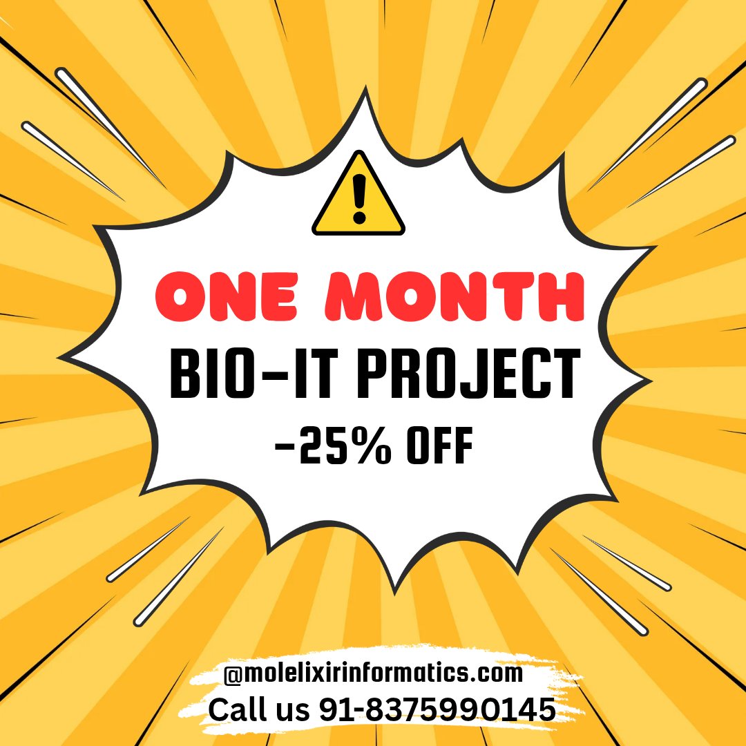 DrJyotiBala369's tweet image. #bioinformatics #molelixirinformatics