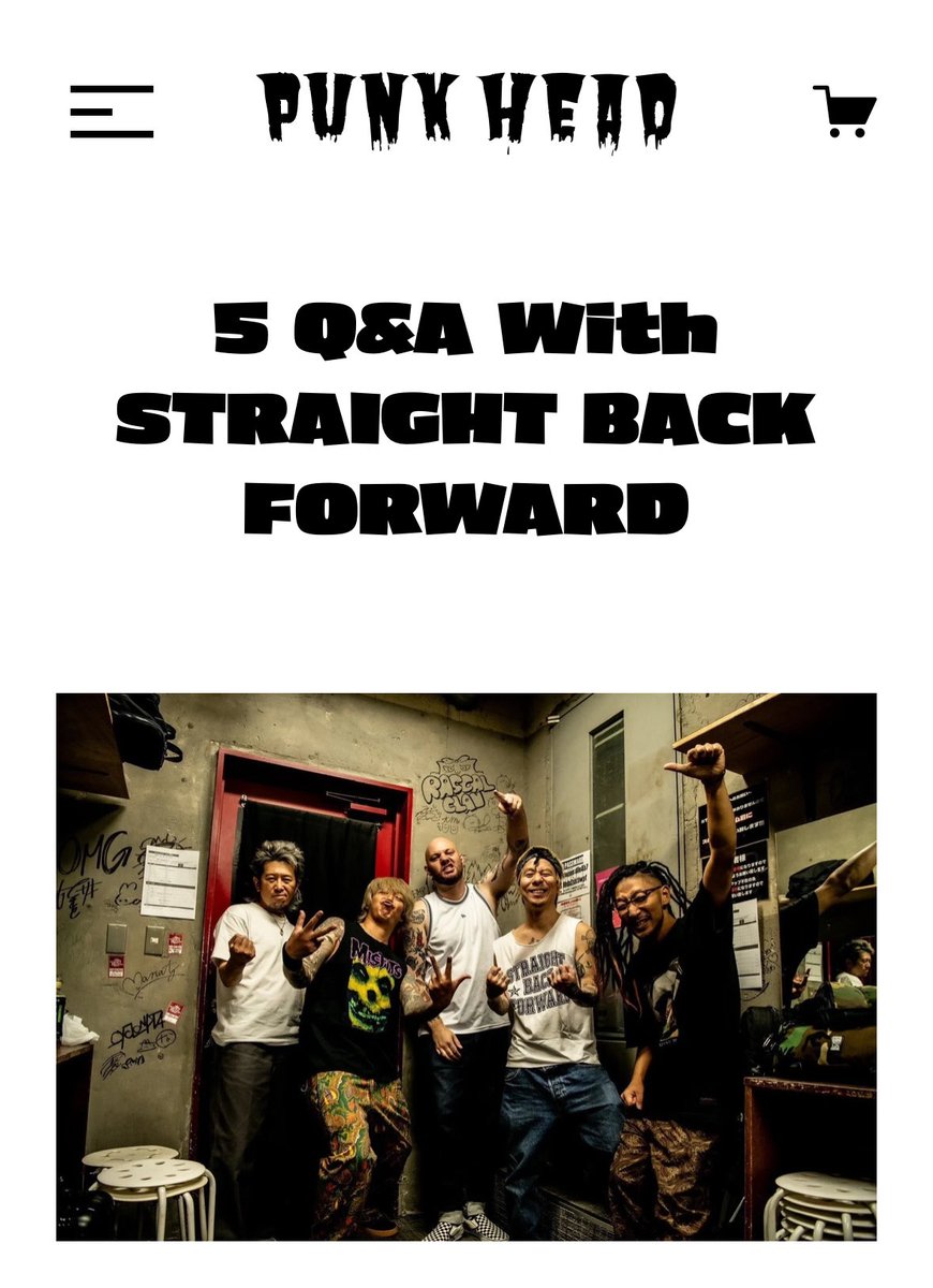 最近のリリースに関して海外のメディアにインタビューされました
こちらに読んでください
thepunkhead.com/music/5-qampa-…