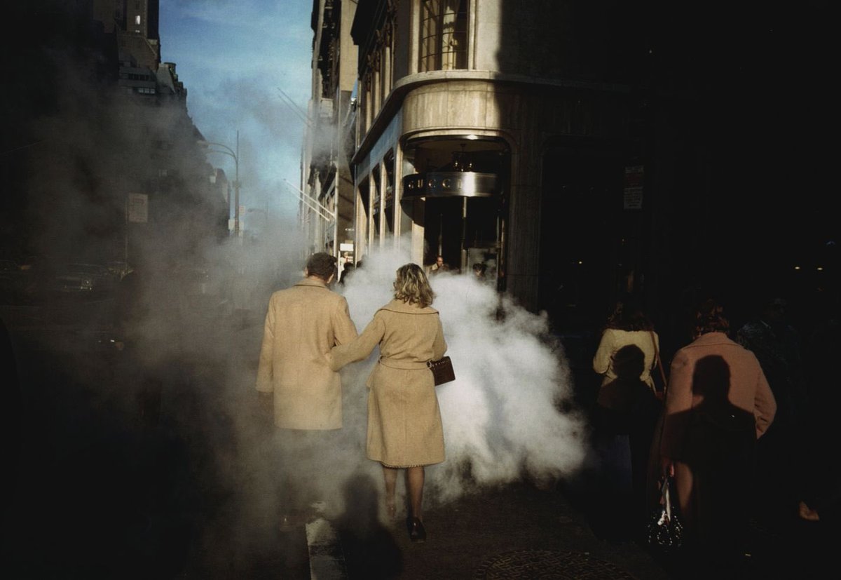 stjohnsphoto's tweet image. Joel Meyerowitz #photography 
Camel Coats, New York, 1975