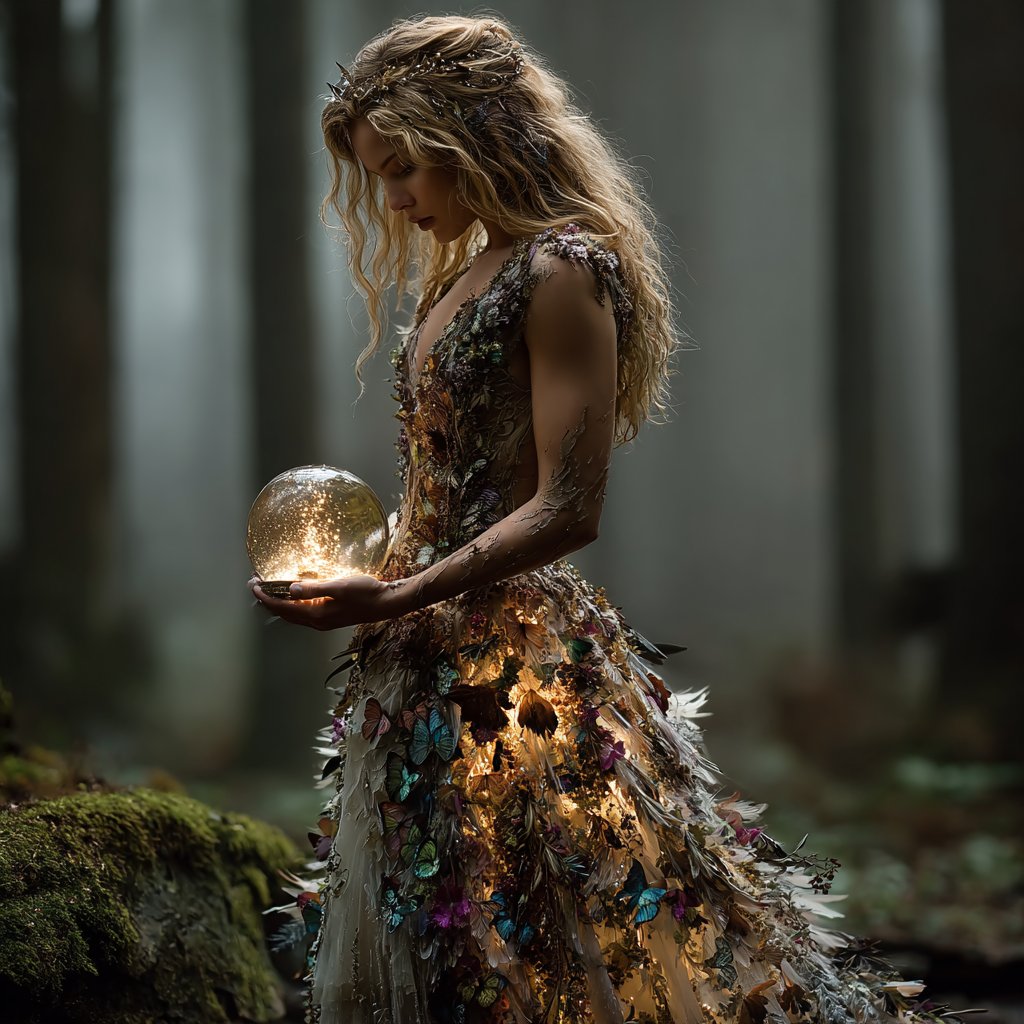 LustOracle's tweet image. Good morning my friends!  ☀️🥰 Let the magic of a new day guide you. Rise with the light of the forest, and let your spirit bloom. 💕