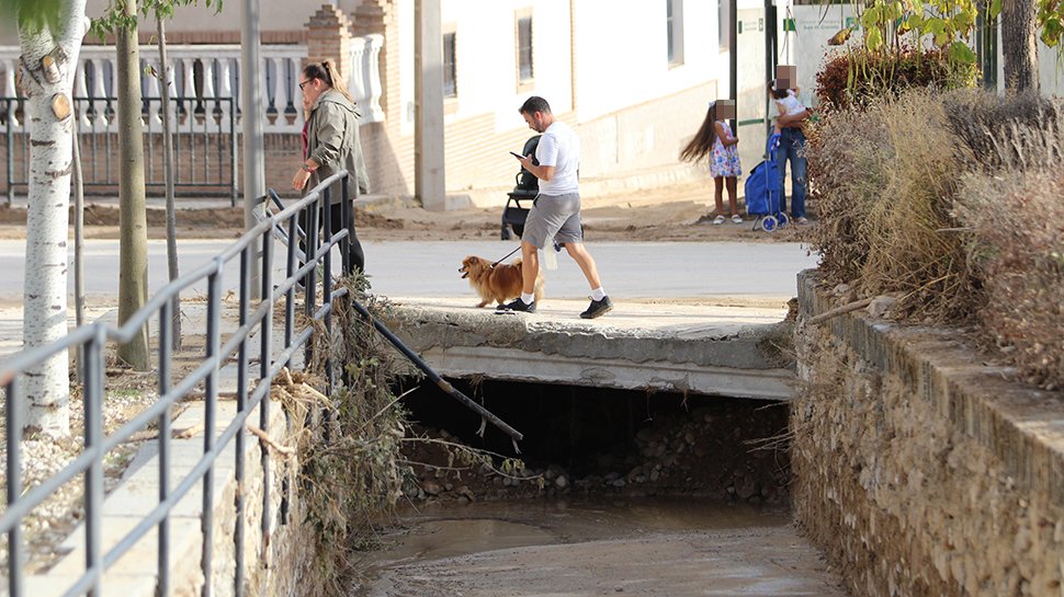 📸 #Fotogalería | Casanueva y Zujaira intentan volver a la normalidad tras desbordarse sus barrancos ahoragranada.com/galerias/los-e…