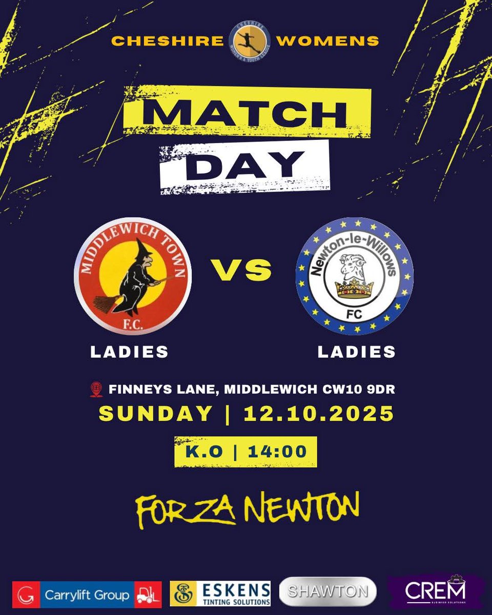 NLWFCLadies's tweet photo. Match day at @MiddlewichFC 

If you can't be there, join us here for live updates. https://t.co/WqNFCing0L