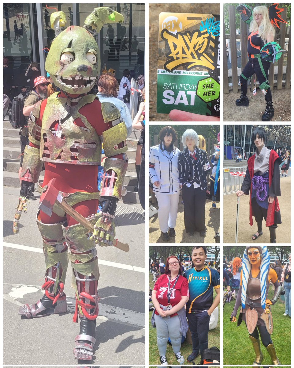 Aqlinnn's tweet image. Forgot to post this yesterday. But day 2 of Pax Aus! ^-^ #PAXAus #PAX2025