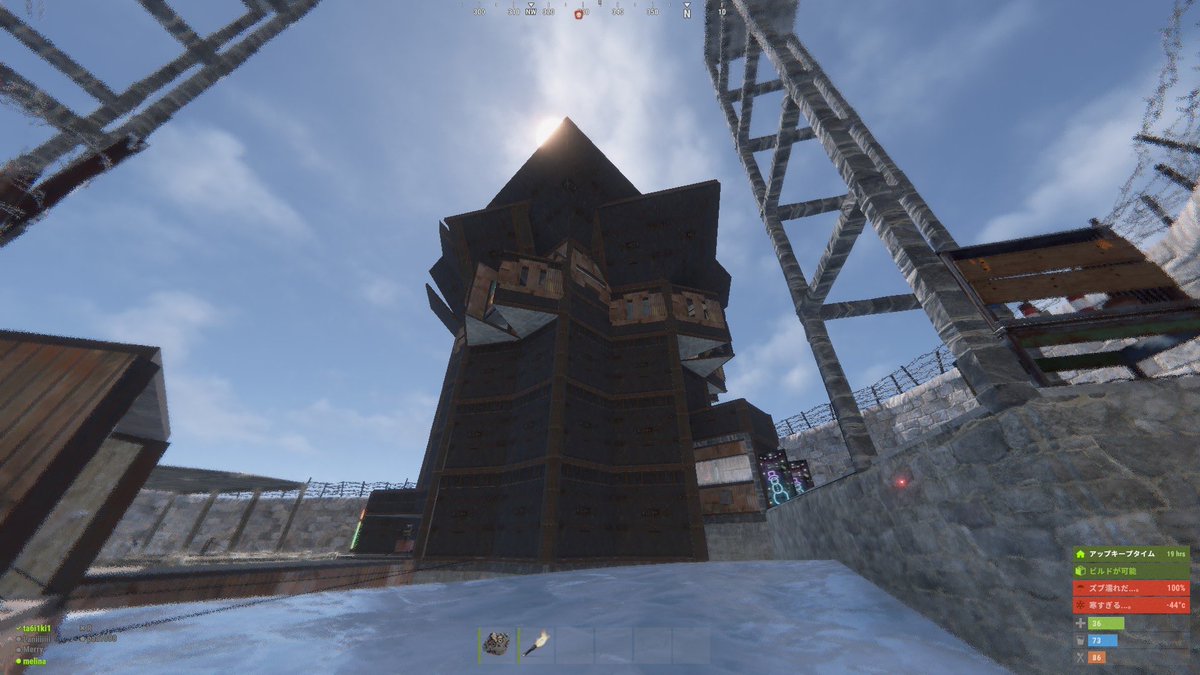 taiyaki611's tweet image. 今期は氷山拠点！
一応公式サーバーです。
#RUST募集pc 
#rust