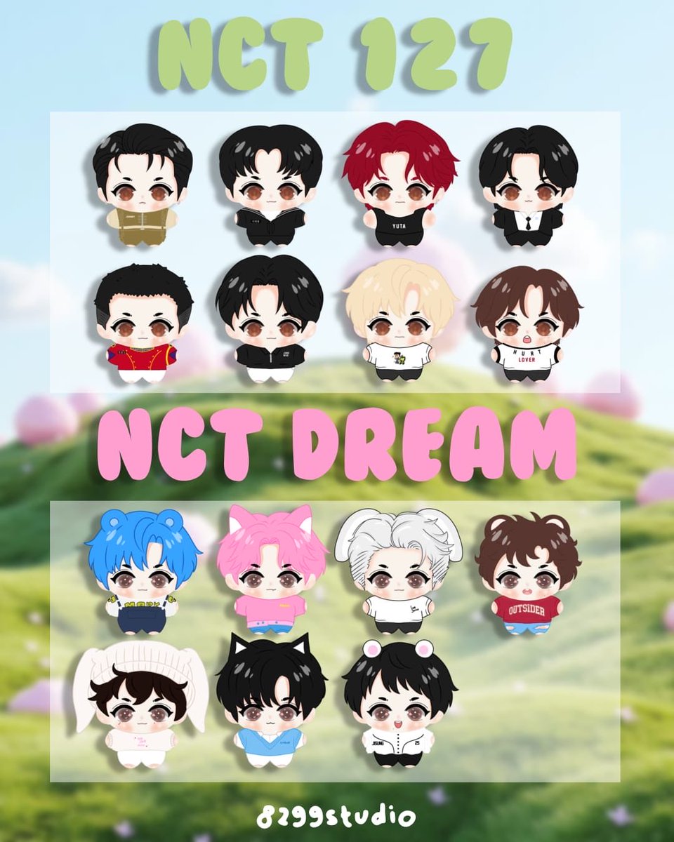 Pre-order keychain &amp; standee acrylic
─ IDR 38.000,- // DP. IDR 23.000,- 

🛒; forms.gle/Qx7JjrwgxCgBVV…

po period: Oct 12 ─ 14
(!) details on pict

Happy collecting yeorobun^^

#NCT127 #NCTDREAM
