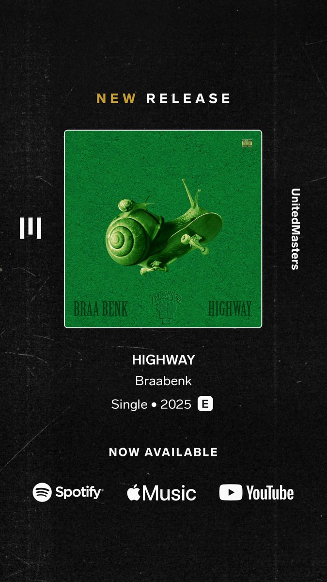 Braabenk - HIGHWAY unitedmasters.com/m/highway-65