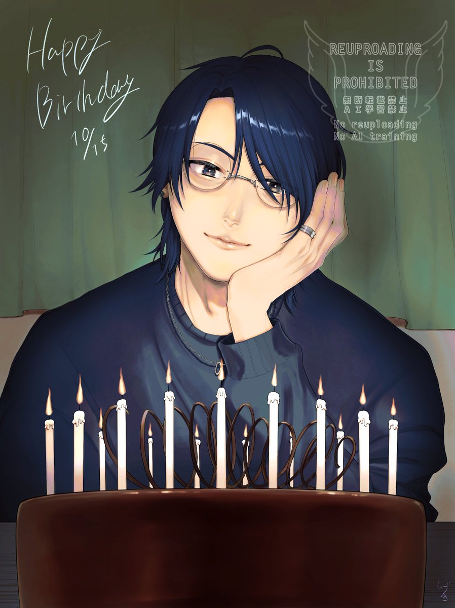 #忍足侑士誕生祭2025
#忍足侑士生誕祭2025
お誕生日おめでとう　だいすきです
