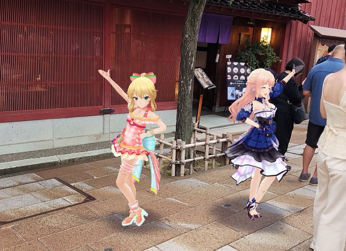 momoka_wing283's tweet image. 茶屋街のアイドルの皆さん
#デレステAR