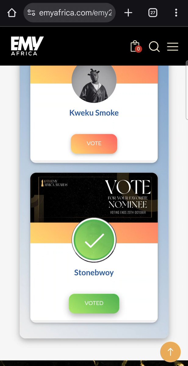 JaneralBurnito1's tweet image. Vote For STONEBWOY To Win The Man Of The Year Awards (Music) At This Year&apos;s EMY AWARDS. 

Vote Here : emyafrica.com