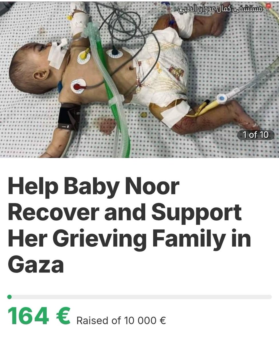 oliveegirl's tweet image. This infant is suffering.
Please focus on this one campaign for @Abdullah2138084 today!!!
Link: chuffed.org/project/151544…
It is a small campaign that did not receive much support. 💔💔💔‼️