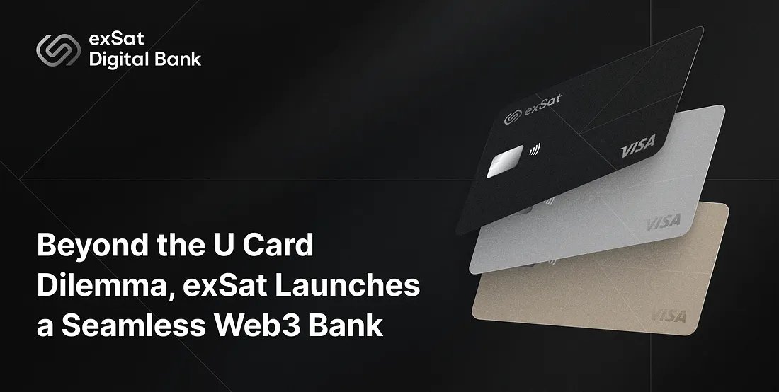 Rt32161's tweet image. 💳 The fall of U Cards showed how fragile old crypto payment models were.

Now, exSat is changing the game  building a true Web3 bank.

✅ Real U.S. bank accounts
✅ Full compliance
✅ Earn yield while spending interest
✅ Seamless crypto-to-cash payments

This isn’t just another…