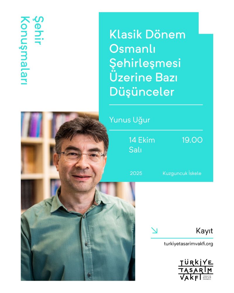 TarihMarmara's tweet image. Bölüm hocalarımızdan Doç. Dr. Yunus Uğur (@yunusugura), 14 Ekim Salı günü Türkiye Tasarım Vakfı’nda (@ttasarimvakfi) “Klasik Dönem Osmanlı Şehirleşmesi Üzerine Bazı Düşünceler” başlıklı bir konuşma yapacaktır. @marmara1883

turkiyetasarimvakfi.org/tr/etkinlikler…