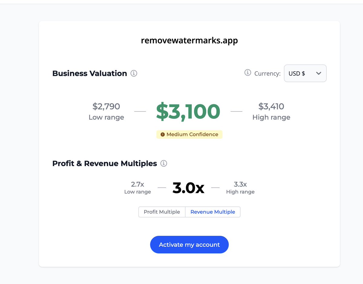 Whats the best place to sell a new app?
Flippa asks for annual revenue to do an estimate but this app is pretty new so the valuation is pretty low.