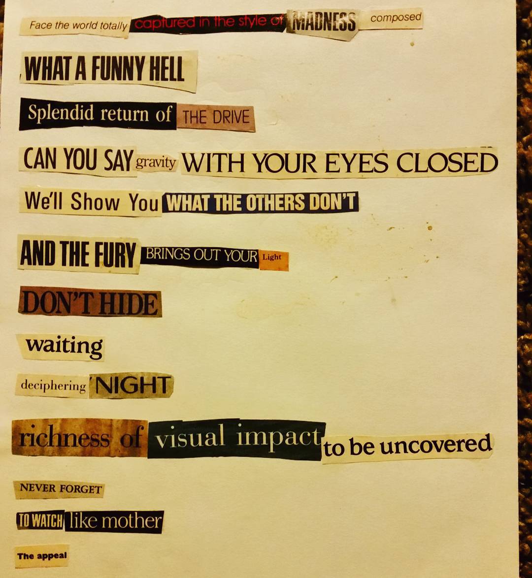 what I used to do before #internet