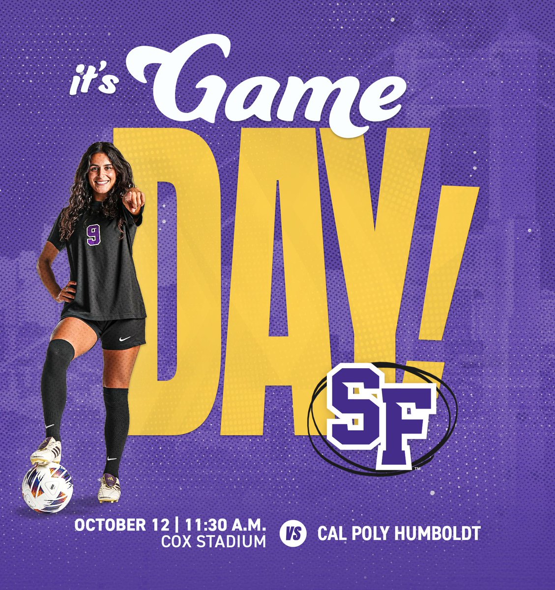 Gators back at home to close out the weekend against Humboldt!

🆚<a href="/HumboldtJacks/">Cal Poly Humboldt Lumberjacks</a>
🕦11:30 am
📍Cox Stadium
📺 flocollege.com
📊 sfstategators.com/livestats_wsoc
🎟️sfstategators.com/tickets