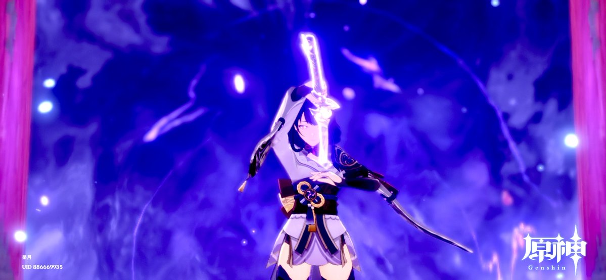 ExSharpness's tweet image. 影と将軍
 #原神  #原神写真部
(撮影協力:@tama_chaso_egg )