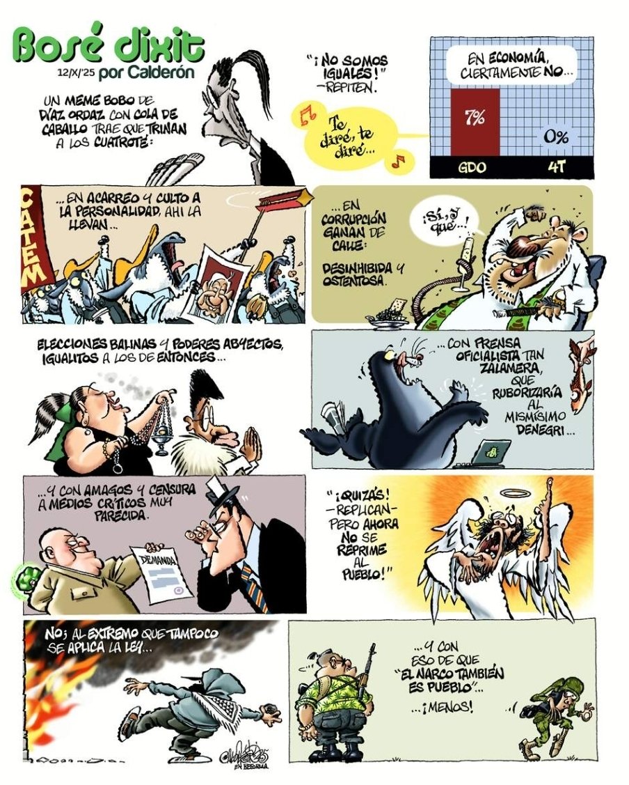 Claudia Sheinbaum está enojada por el meme de Díaz Ordáz con cola de caballo.

No quiere que la comparen con él.

Pues debería...

Él fue mejor que ella en casi todo..

<a href="/CartonCalderon/">PacoCalderónCartones🇲🇽❤️🇺🇦❤️🇮🇱</a>