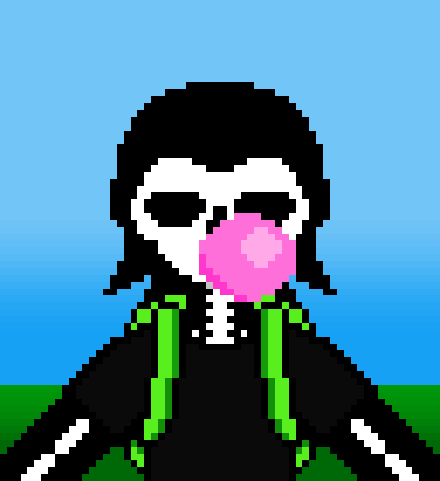 RIP_Banana42's tweet photo. @amigoisonline cool nft collection. My bubble skull is dank 

https://t.co/7QhWP1oxkO https://t.co/gjvrAdf1bC