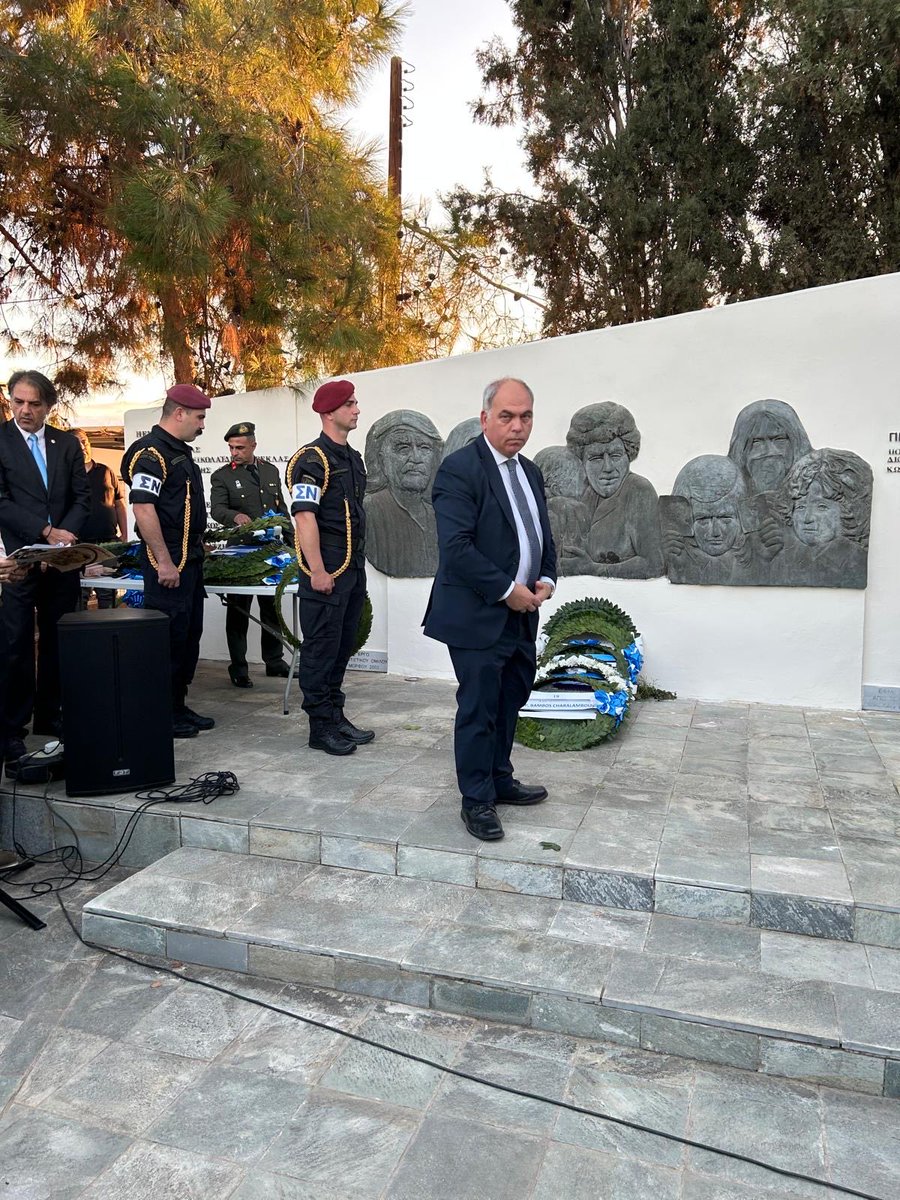 UKCypriotFed's tweet photo. #Cyprus APPG Chair @BambosMP &amp; Hon Pres @SirRogerGale and @mayorofbarnet attended this year’s #Morphou Rally with speakers @PresidentCYP @Christodulides &amp; Mayor of Morphou

Clear support for #Cyprus reunification in line with UN framework &amp; desire of refugees to return home https://t.co/cm9N2ojflK