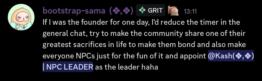 bootstrapDMC's tweet image. Day 12 of the @ritualnet 21 days challenge

Imagine you got “founder powers” in Ritual for a day. What’s the first thing you’d change or launch? (Smartest answer wins)

Well it&apos;s more than one thing lol and neither do I think it&apos;s smart idk but I&apos;d reduce the timeout in the…