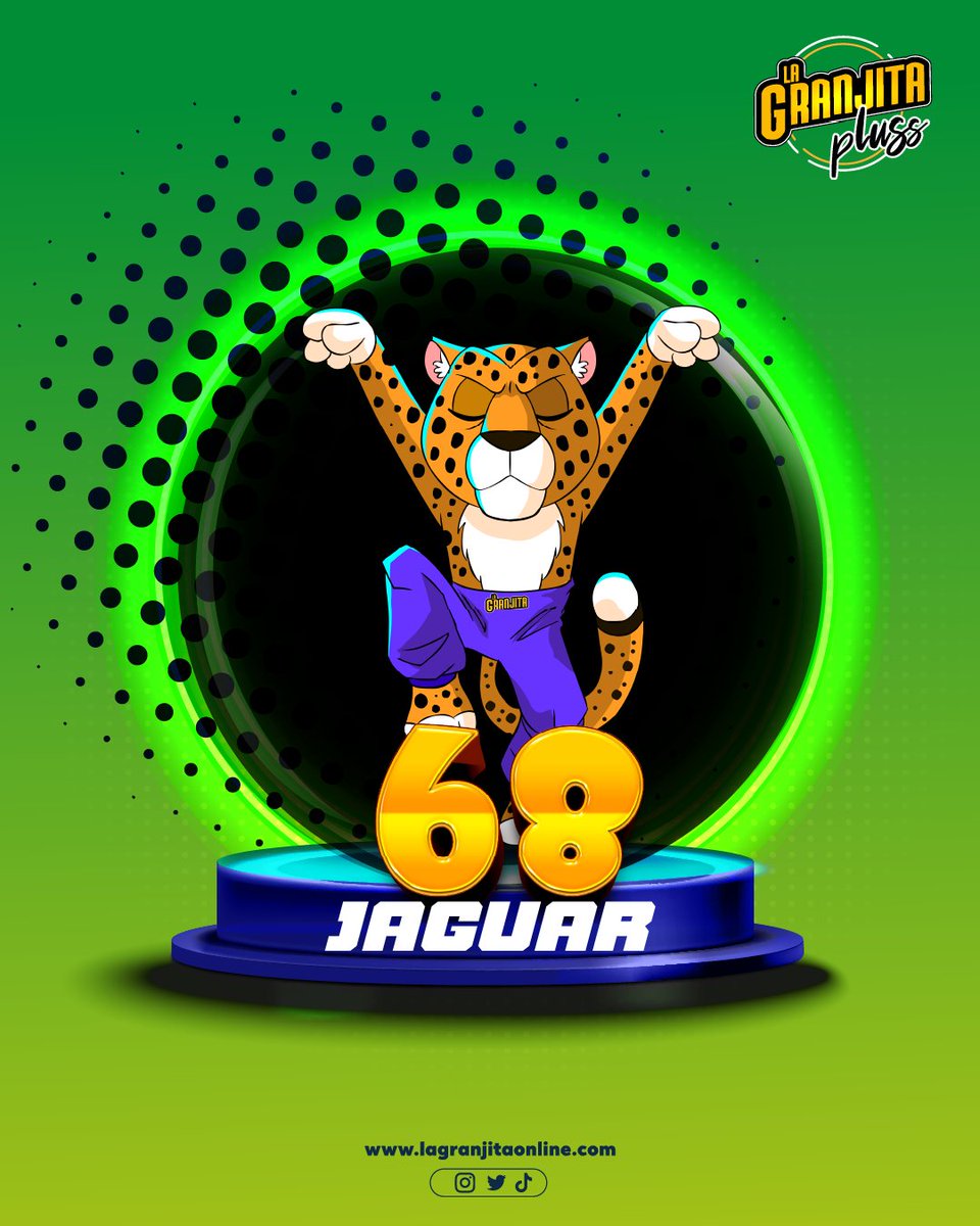 granjitaplus's tweet image. 12-10-2025
8:10:00 am
68 JAGUAR
#LaGranjitaPlus #sorteos #loteriainternacionaldemargarita