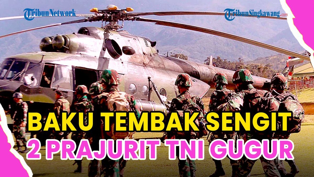 tribunpontianak's tweet photo. ®️🔴 UPDATE❗BAKU TEMBAK SENGIT DENGAN KKB DI PAPUA, 2 PRAJURIT TNI GUGUR DITEMBAK OPM

https://t.co/T9FlQaStrd

#prajurit #TNI #gugur #kontak #tembak #KKB #papua #anjangsana #senpi #dirampas #tentara #tpnpb #opm https://t.co/vormyCrPgC