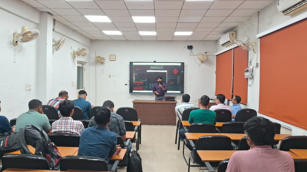 cse_iitism's tweet image. Hackology 2025: From Phishing to IoT Exploits — what a nice evening!
Huge thanks to Mr. Hrithik Lall, Cybersecurity Lead at Softcell Global Technologies, for an eye-opening TechTalk under the Centenary Celebration.
#Hackology2025 #CSESociety #CyberSecurity
#Ethical hacking