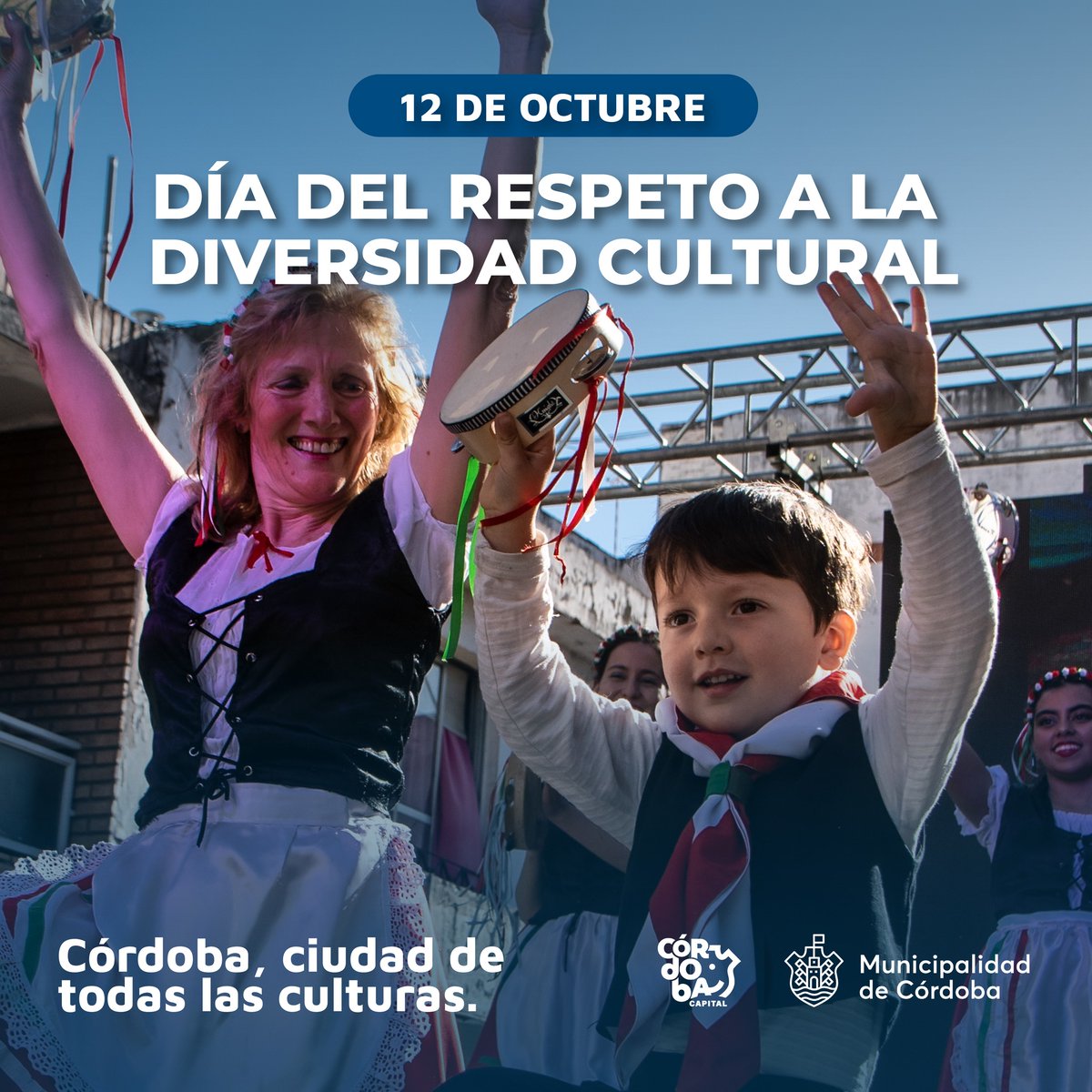 CPCMuniCba's tweet image. 🫂 ¡Hoy conmemoramos el Día del Respeto a la Diversidad Cultural!

🌎Este 12 de octubre, en cada rincón de nuestra querida #CórdobaCapital, reafirmamos el compromiso con la igualdad y la multiculturalidad.